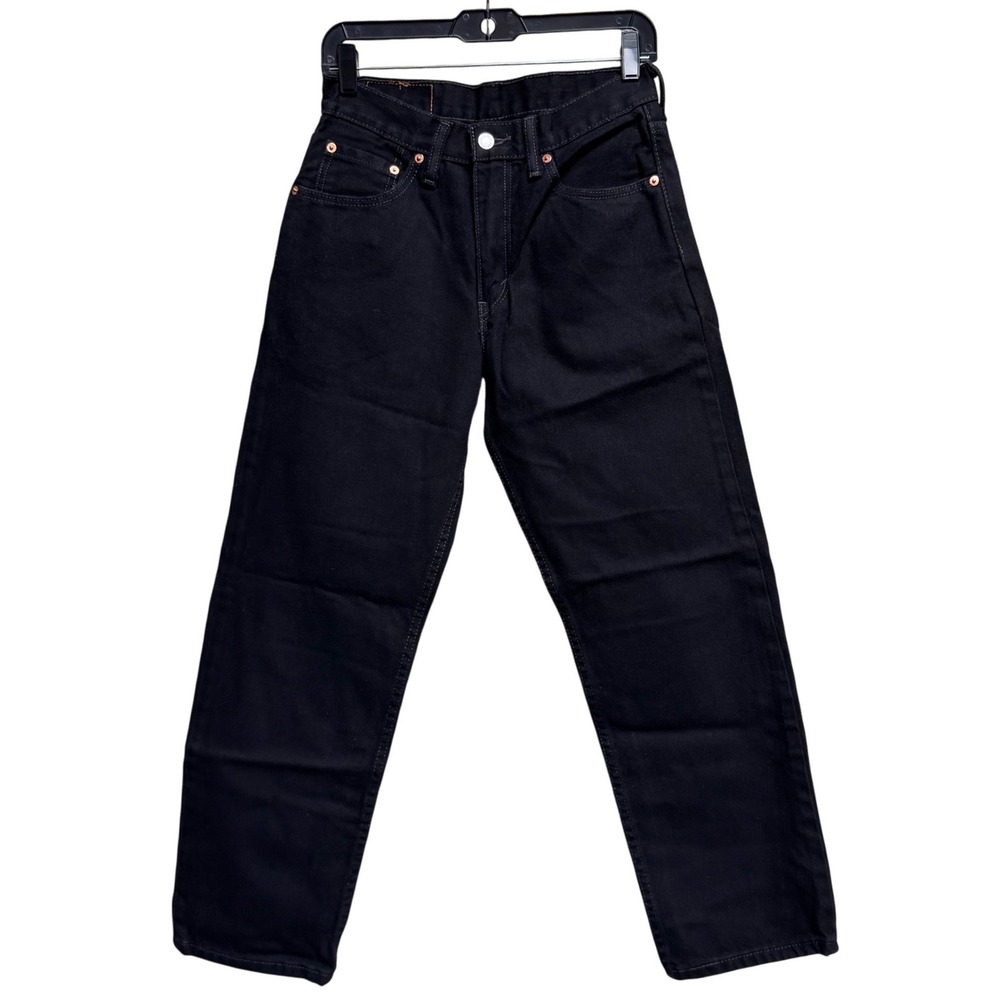 Levis 550 Relaxed Tapered Jeans 100% Cotton Rigid Heavy Weight Denim Fits 28x28